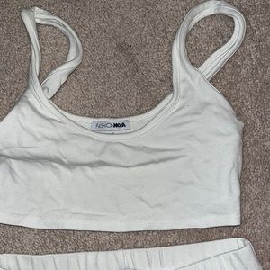 Fashion nova biker shorts set
